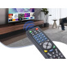 Pilot uniwersalny do telewizora i urządzeń audio-video - TV DVD VCR SAT CD AUX - 41 przycisków