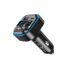 Transmiter FM bluetooth samochodowy + ładowarka samochodowa 2 x USB Typ A USB-A PD Power Delivery USB Typ C USB-C BT TR16