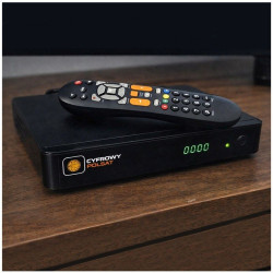 Pilot uniwersalny do dekodera Cyfrowego Polsatu HD7000 HD5000 HD3000 ergonomiczny
