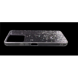 Etui GLITTER Case na telefon Vivo Y16 4G V2214 / Y02s fioletowe
