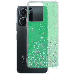 Etui GLITTER Case na telefon Vivo Y16 4G V2214 / Y02s zielone