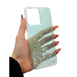 Etui GLITTER Case na telefon Vivo Y16 4G V2214 / Y02s zielone