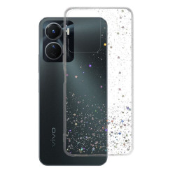 Etui GLITTER Case na telefon Vivo Y16 4G V2214 / Y02s bezbarwne