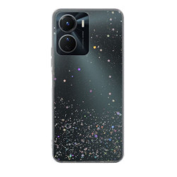 Etui GLITTER Case na telefon Vivo Y16 4G V2214 / Y02s bezbarwne