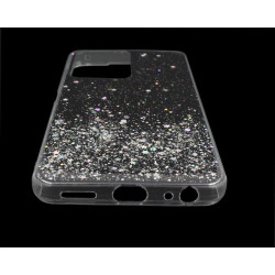 Etui GLITTER Case na telefon Vivo Y16 4G V2214 / Y02s czarne