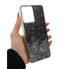 Etui GLITTER Case na telefon Vivo Y16 4G V2214 / Y02s czarne