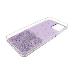 Etui GLITTER Case na telefon Vivo Y01 V2118 / Y15A / Y15S fioletowe
