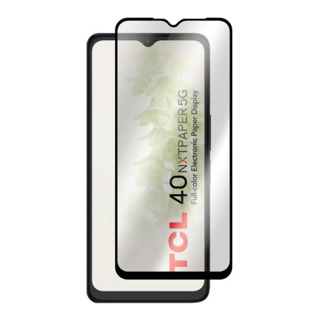 9D SZKŁO hartowane na telefon TCL 40 NXTPAPER 5G FULL GLUE