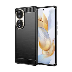 Etui Bumper Carbon Lux na telefon Honor 90 5G REA-NX9 czarne