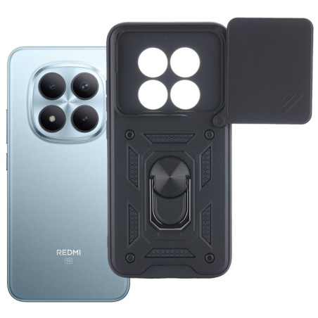 Etui Pancerne CAMSHIELD Ring na telefon Xiaomi Redmi Note 15 Pro+ 5G 2510ERA8BG czarne