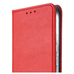 Etui Smart Magnet na telefon OPPO Reno 15F 5G / Reno 15FS 5G CPH2801 czerwone