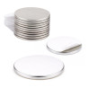 Magnes neodymowy płytkowy okrągły samoprzylepny 15x1mm z klejem 3M 10szt