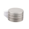 Magnes neodymowy okrągły 15x1mm samoprzylepny - zestaw 10 szt