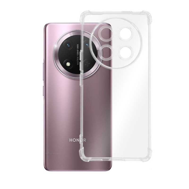Etui Jelly Anti Shock na telefon Honor Magic 7 Lite 5G / X9c BRP-NX1 bezbarwne