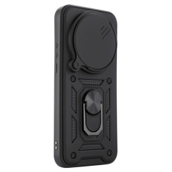 Etui Pancerne CAMSHIELD Ring na telefon Xiaomi 17 Ultra 5G 2512BPNDAG czarne