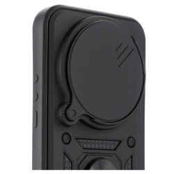 Etui Pancerne CAMSHIELD Ring na telefon Xiaomi 17 Ultra 5G 2512BPNDAG czarne
