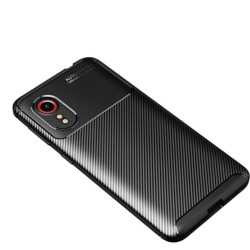 Etui Bumper Carbon Fiber na telefon Samsung Galaxy XCover 5 G525 czarne