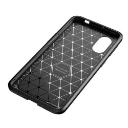 Etui Bumper Carbon Fiber na telefon Samsung Galaxy XCover 5 G525 czarne