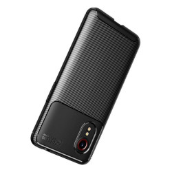 Etui Bumper Carbon Fiber na telefon Samsung Galaxy XCover 5 G525 czarne