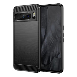 Etui Bumper Carbon LUX na telefon Google Pixel 8 Pro 5G czarne