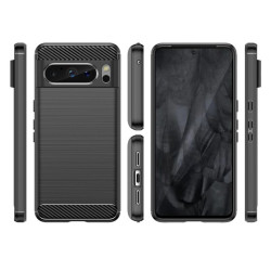 Etui Bumper Carbon Lux na telefon Google Pixel 8 Pro 5G czarne