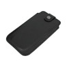 Etui Kieszonka skórzana zapięcie 10 na telefon Apple iPhone 5 5S SE / Maxcom MM142 MM428 czarne