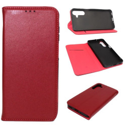 Etui Smart Pro Leather na telefon Samsung Galaxy A16 4G A165 / 5G A166 bordowe