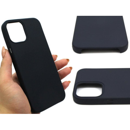 ETUI LIQUID CASE na telefon Apple iPhone 12 Mini A2176 granatowe