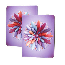 Etui na tablet 10" cali UNIWERSALNE / T-Mobile T Tablet 5G TCL TAB iPad Samsung Lenovo Kruger&Matz EAGLE 1074 wzór kwiat