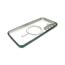 Etui Chrome MagSafe na telefon Samsung Galaxy A37 5G A376 zielone