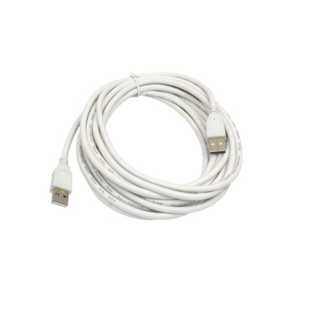 Kabel PC USB A USB-A 2.0 męski - męski przewód 4m szary