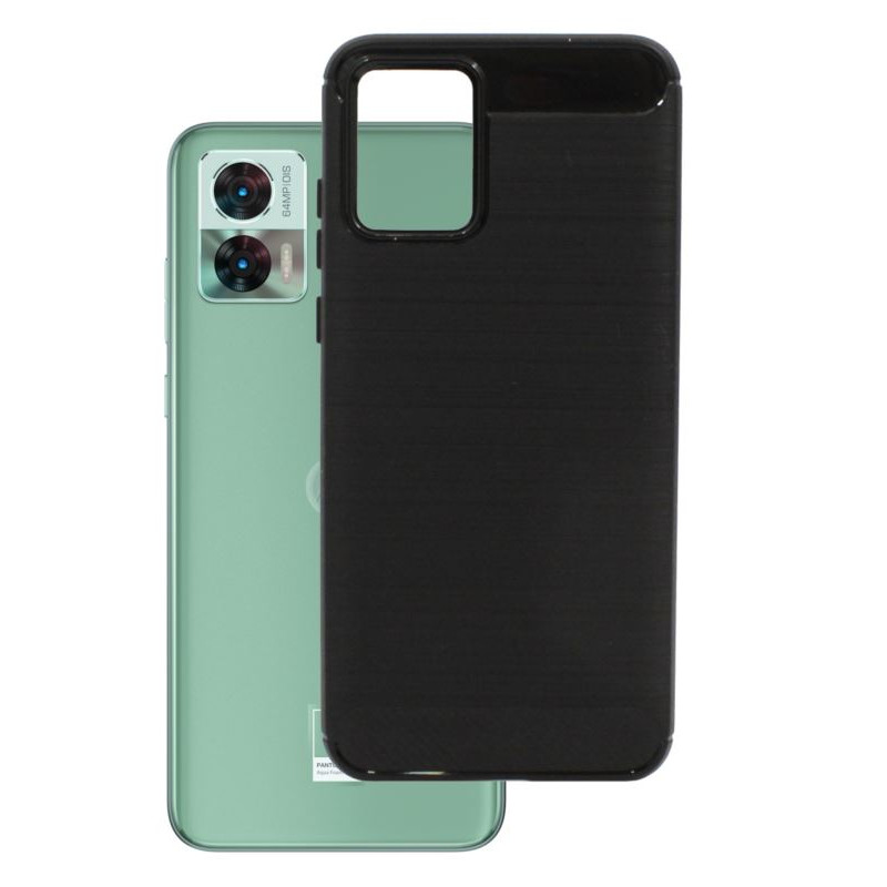 Etui Bumper Carbon Lux na telefon motorola edge 30 neo 5G XT2245 czarne