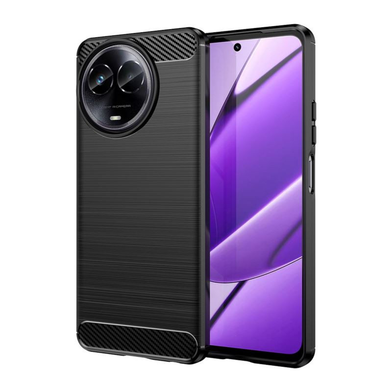 Etui Bumper Carbon Lux na telefon Realme 11 5G RMX3780 czarne