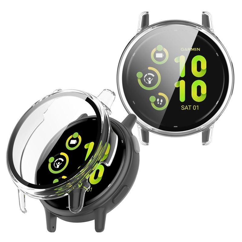 Etui / Obudowa + szkło ochronne do smartwatch Garmin Vivoactive 5 bezbarwna