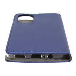 Etui Smart Magnet na telefon motorola moto g52 4G / g71s / g82 5G granatowe