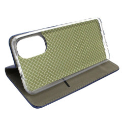 Etui Smart Magnet na telefon motorola moto g52 4G / g71s / g82 5G granatowe