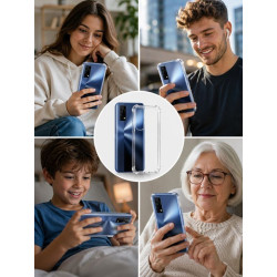 Etui Jelly Anti Shock na telefon Realme 7 RMX2155 bezbarwne