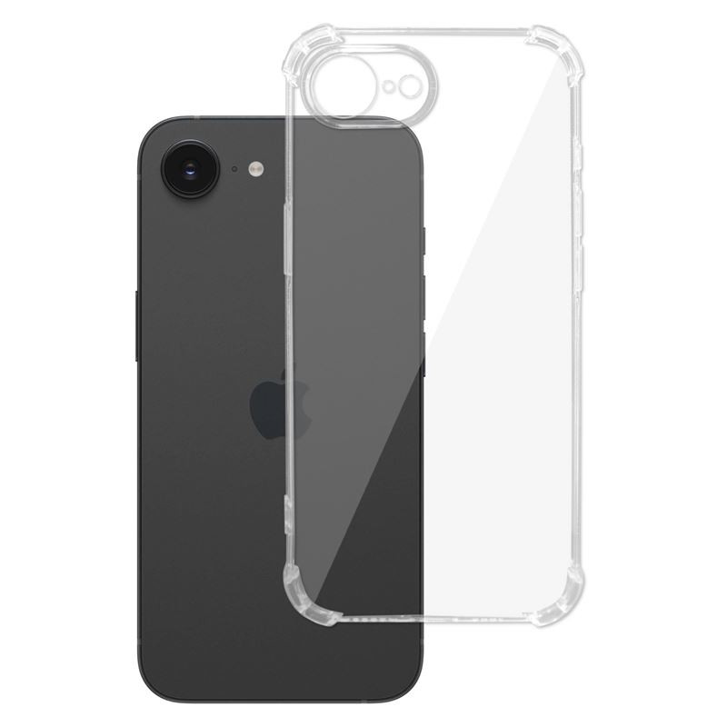 Etui Jelly Anti Shock na telefon Apple iPhone 16e A3409 / 17e A3634 bezbarwne