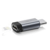 Adapter Lightning na USB-C AWEI z smyczką szary