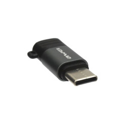 Adapter Lightning na USB-C AWEI z smyczką szary