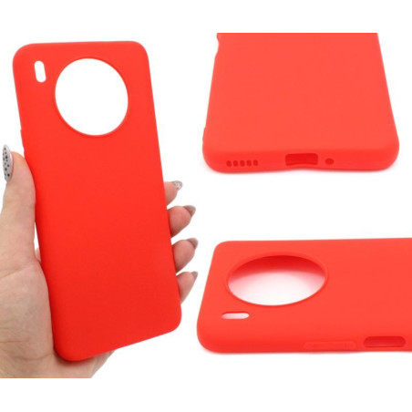 Etui Jelly Case na telefon Huawei Nova 8i NEN-L21D NEN-LX1 czerwone MATT