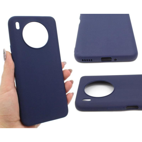 Etui Jelly Case na telefon Huawei Nova 8i NEN-L21D NEN-LX1 granatowe MATT