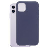 Etui Jelly Case na telefon Apple iPhone 11 A2111 granatowe MATT