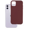 Etui Jelly Case na telefon Apple iPhone 11 A2111 bordowe MATT