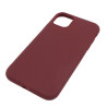 Etui Jelly Case na telefon Apple iPhone 11 bordowe matowe