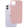 Etui Jelly Case na telefon Apple iPhone 11 A2111 pudrowy róż MATT