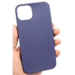 Etui Jelly Case na telefon Apple iPhone 14 A2882 / iPhone 13 A2482 granatowe MATT