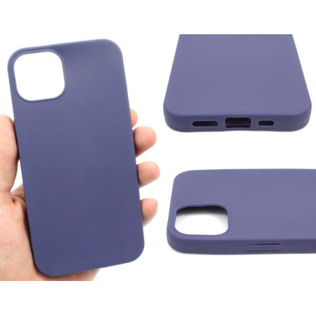 Etui Jelly Case na telefon Apple iPhone 13 Mini granatowe matowe