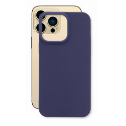 Etui Jelly Case na telefon Apple iPhone 14 Pro Max A2894 granatowe MATT