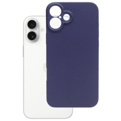 Etui Jelly Case na telefon Apple iPhone 16 A3287 granatowe MATT